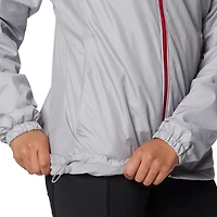 Women's Columbia Scarlet/Gray Ohio State Buckeyes Flash Forward Full-Zip Hoodie Windbreaker Jacket