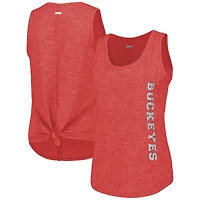 Débardeur Columbia Scarlet Ohio State Buckeyes Cades Cape Omni-Wick Tri-Blend pour femme