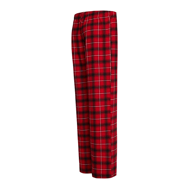 Women's Concepts Sport Scarlet/Black Ohio State Buckeyes Arctic T-Shirt & Flannel Pants Sleep Set