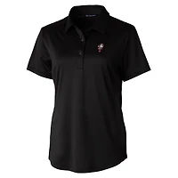 Polo texturé stretch noir Cutter & Buck pour femme, Ohio State Buckeyes Vault Prospect
