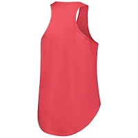 Women's Fanatics Scarlet Ohio State Buckeyes Plus Arch Tank Top