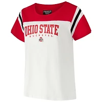 T-shirt Winning Gear blanc fanatiques pour femmes Ohio State Buckeyes grande taille