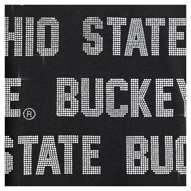 Women's Gameday Couture  Black Ohio State Buckeyes Hype Era Sweatshirt
