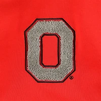 Sweat à capuche Gameday Couture pour femmes, écarlate/noir, Ohio State Buckeyes Matchmaker Diagonal Cowl