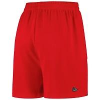 Women's Hype and Vice Scarlet Ohio State Buckeyes Pocket Hit Grand Slam Waffle Shorts