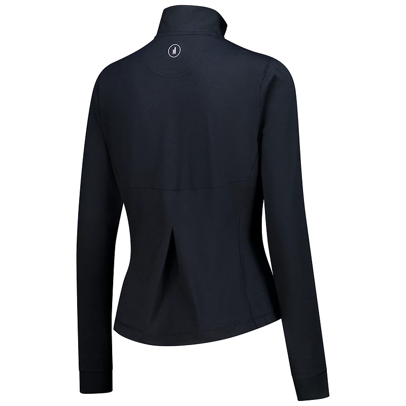 Women's johnnie-O Black Ohio State Buckeyes Susie Half-Zip Pullover