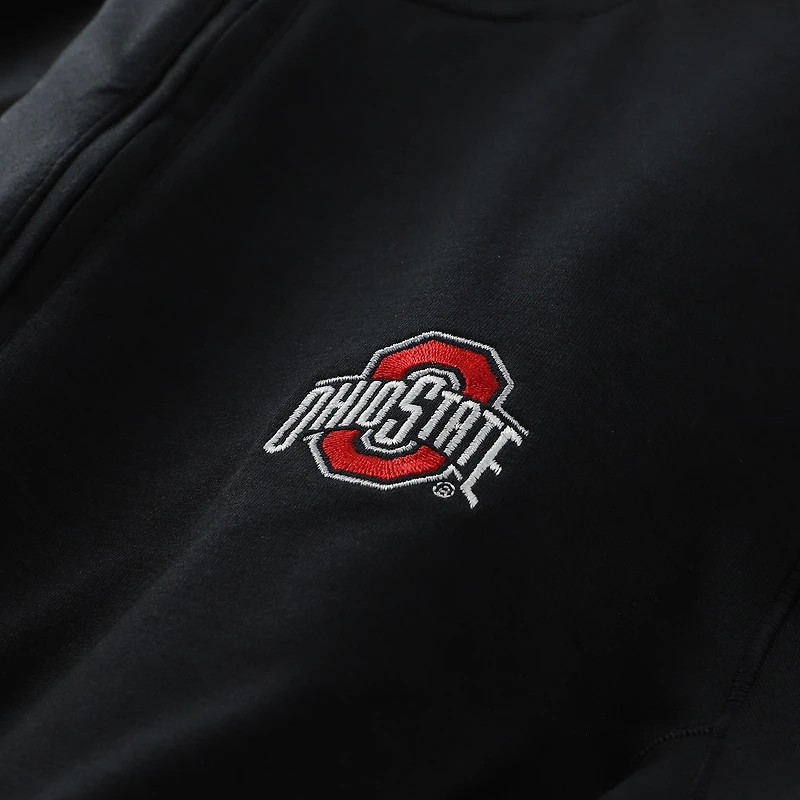 Women's johnnie-O Black Ohio State Buckeyes Susie Half-Zip Pullover