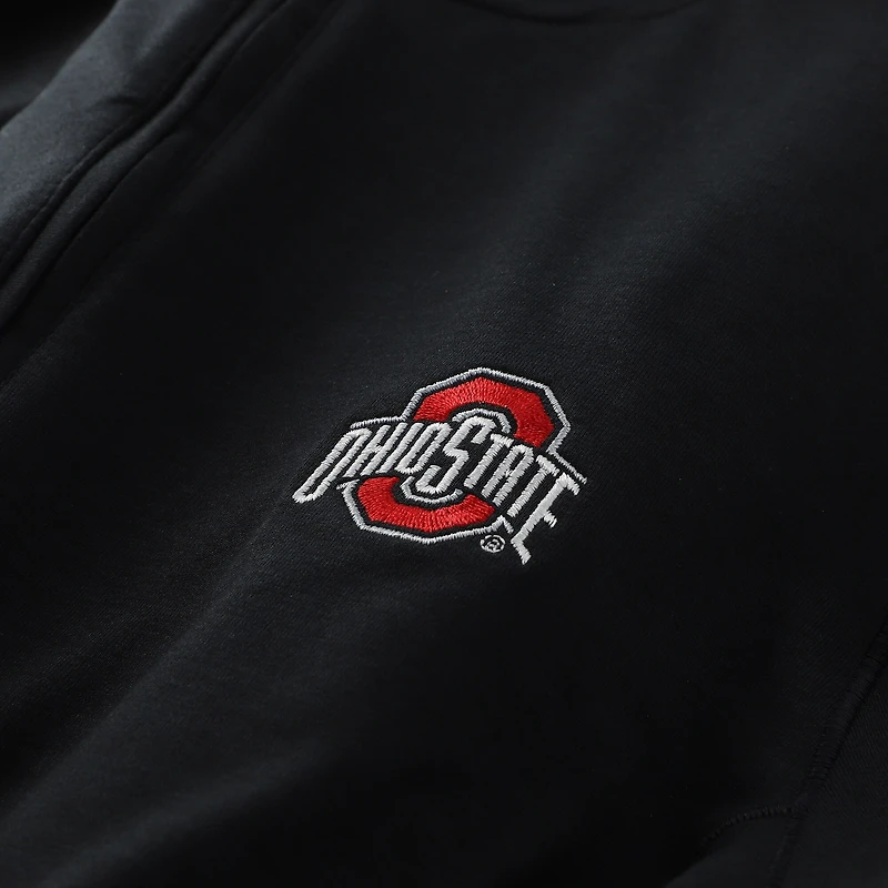 Women's johnnie-O Black Ohio State Buckeyes Susie Half-Zip Pullover