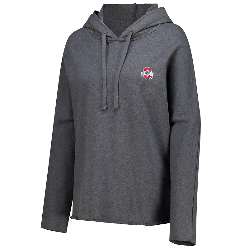 Women's johnnie-O Charcoal Ohio State Buckeyes Kelli Hoodie