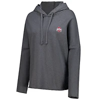 Women's johnnie-O Charcoal Ohio State Buckeyes Kelli Hoodie