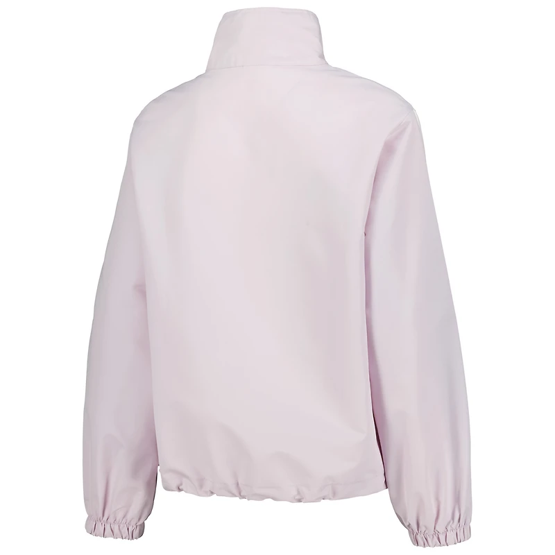Veste de pluie Tech à quart zip Parker Lusso Lavender Ohio State Buckeyes pour femmes