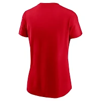 Women's Nike Scarlet Ohio State Buckeyes Primetime Logo T-Shirt