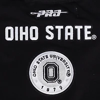 Women's Pro Standard Black Ohio State Buckeyes Rhinestone & Pearl Boxy Cropped T-Shirt
