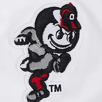 T-shirt court boxy classique en jersey simple Pro Standard blanc de l'Ohio State Buckeyes pour femmes