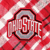 Chemise boutonnée à manches longues Mainstay Scarlet Ohio State Buckeyes pour femme
