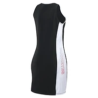 Women's WEAR by Erin Andrews Black Ohio State Buckeyes Bodyframing Tank Dress