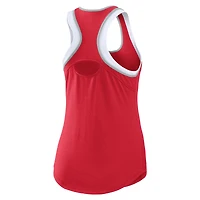 WEAR pour femmes par Erin Andrews Débardeur à dos ouvert Scarlet Ohio State Buckeyes