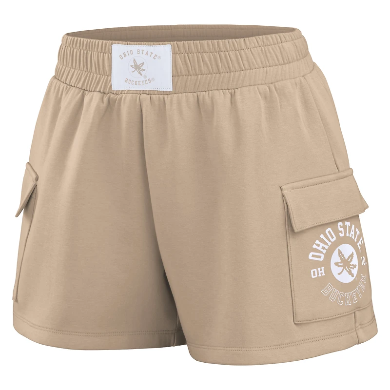 WEAR by Erin Andrews Tan Ohio State Buckeyes Short neutre pour femmes