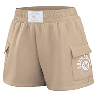 WEAR by Erin Andrews Tan Ohio State Buckeyes Short neutre pour femmes