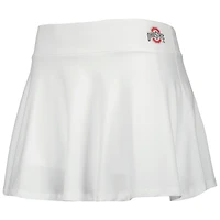 Women's ZooZatz White Ohio State Buckeyes Flowy Skort