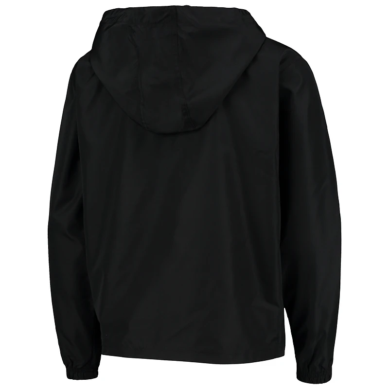 Youth Champion Black Ohio State Buckeyes Pack & Go Quarter-Zip Windbreaker Jacket