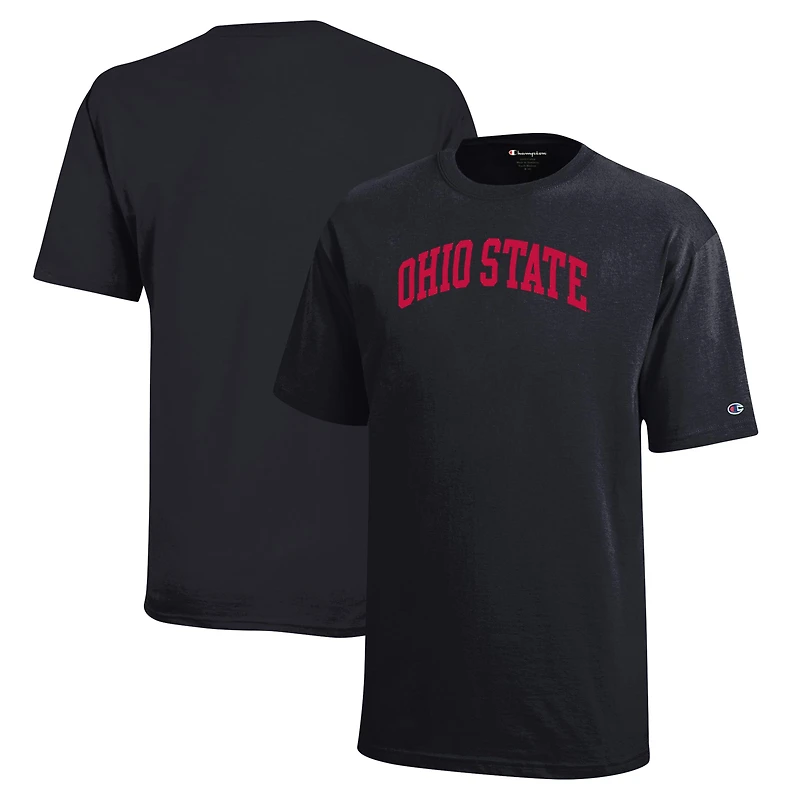 T-shirt noir de l'équipe des Buckeyes l'Ohio State Buckeyes, champion la jeunesse