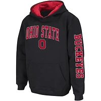 Sweat à capuche noir pour jeunes Colosseum Ohio State Buckeyes 2-Hit