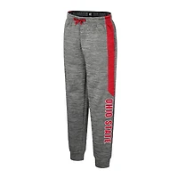 Youth Colosseum Heather Gray Ohio State Buckeyes Fleece Pants