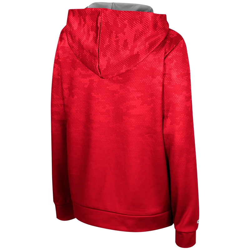 Sweat à capuche haute tension Colosseum Scarlet Ohio State Buckeyes pour jeunes