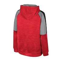 Sweat à capuche pour jeunes Colosseum Scarlet Ohio State Buckeyes