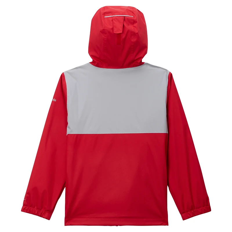 Veste à capuche entièrement zippée Omni-Tech doublée Rainy Fields Columbia Scarlet Ohio State Buckeyes pour jeunes