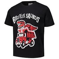 T-shirt noir pour jeunes ComfortWash Ohio State Buckeyes Dino Truck