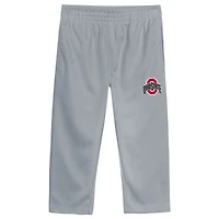 Youth Outerstuff Scarlet Ohio State Buckeyes Red Zone Two-Piece V-Neck Top and Pants Set