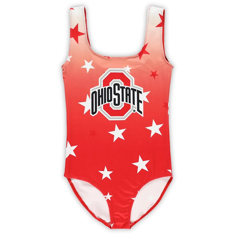 Justaucorps de danse ZooZatz Scarlet Ohio State Buckeyes pour jeunes