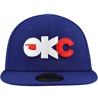 Casquette ajustée 59FIFTY Royal Oklahoma City 89ers Authentic Collection pour hommes