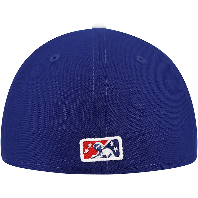 Casquette ajustée 59FIFTY Royal Oklahoma City 89ers Authentic Collection pour hommes