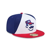 Casquette ajustée 59FIFTY bleue New Era pour homme, thème Oklahoma City Baseball Club, soirées