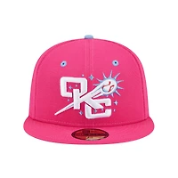 Men's New Era  Pink Oklahoma City Baseball Club Theme Nights 59FIFTY Fitted Hat