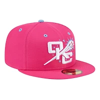 Men's New Era  Pink Oklahoma City Baseball Club Theme Nights 59FIFTY Fitted Hat
