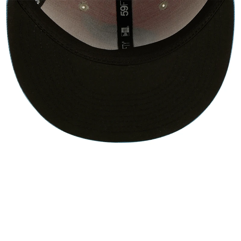 Men's New Era Orange/Light Blue Cielo Azul De Oklahoma City Copa La Diversion 59FIFTY Fitted Hat