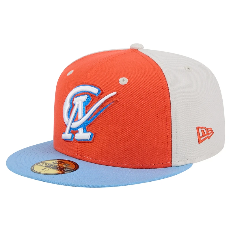 Casquette ajustée 59FIFTY Orange Oklahoma City Baseball Club Copa de la Diversión New Era pour hommes