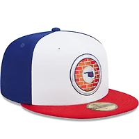 Men's New Era White/Red Oklahoma City Dodgers Marvel x Minor League 59FIFTY Fitted Hat