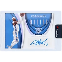 Carte autographiée de Carmelo Anthony (Oklahoma City Thunder) 2017-18 Panini Immaculate Collection Modern Marks Platinum #MK-CAN #1/1