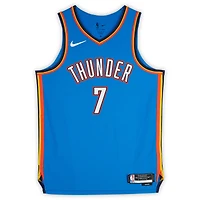 Chet Holmgren Oklahoma City Thunder Autographed Nike Blue Icon Edition Authentic Jersey