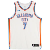 Chet Holmgren Oklahoma City Thunder Autographed Nike White Association Edition Authentic Jersey