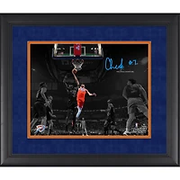 Photo encadrée avec la signature fac-similé de Chet Holmgren, joueur du Thunder d'Oklahoma City, format 11 x 14 pouces.