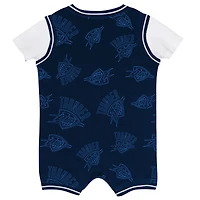 Barboteuse pour bébé Outerstuff bleu marine avec logo Oklahoma City Thunder Mania