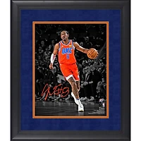 Jalen Williams Oklahoma City Thunder Facsimile Signature Framed 11" x 14" Spotlight Photograph