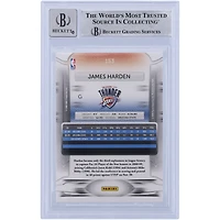 Carte de recrue Panini Prestige #153 autographiée 2009-10 de James Harden Oklahoma City Thunder Beckett Fanatics Witnessed Authenticated 10