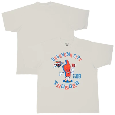 T-shirt surdimensionné numéro un Oklahoma City Thunder pour homme, couleur crème, Stadium Essentials